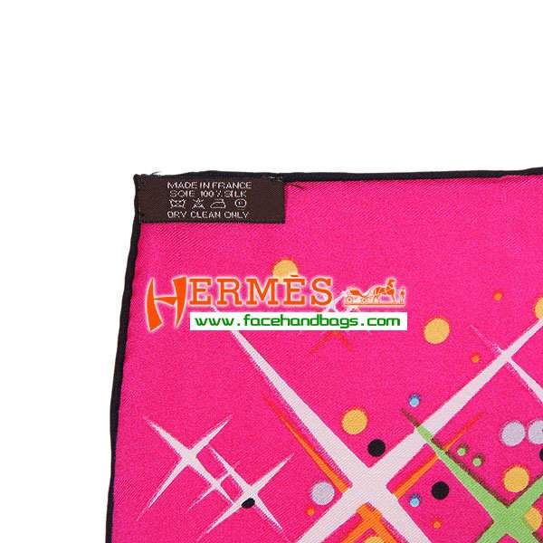 Hermes 100% Silk Square Scarf Peach HESISS 87 x 87 - Click Image to Close